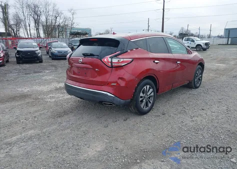 2015 Nissan Murano Sl from USA, damaged, VIN 5N1AZ2MG9FN236411